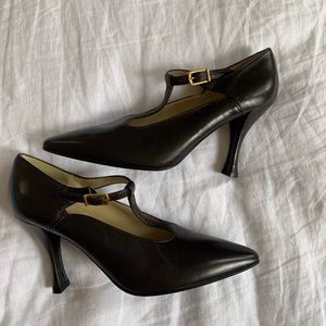 Charles Jourdan t-strap heels
